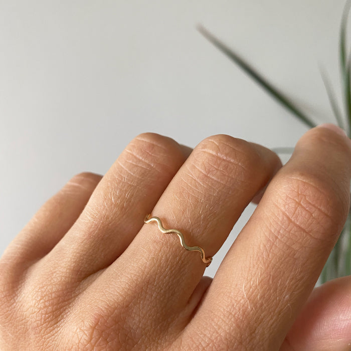 Ripple Stacking Ring