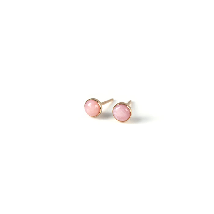 Stone Spot Stud Earrings