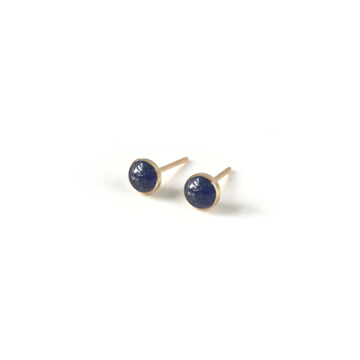 Stone Spot Stud Earrings