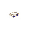 lapis stacking ring by goldeluxe