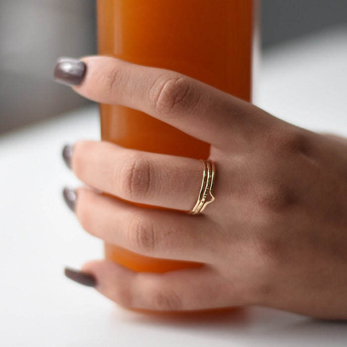 Freeform Stacking Ring