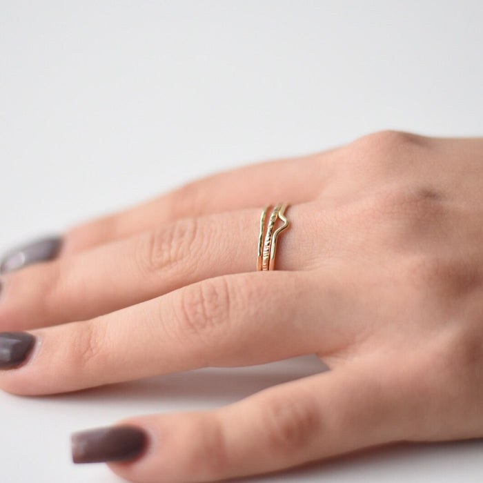 Freeform Stacking Ring