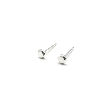 tiny circle nugget studs