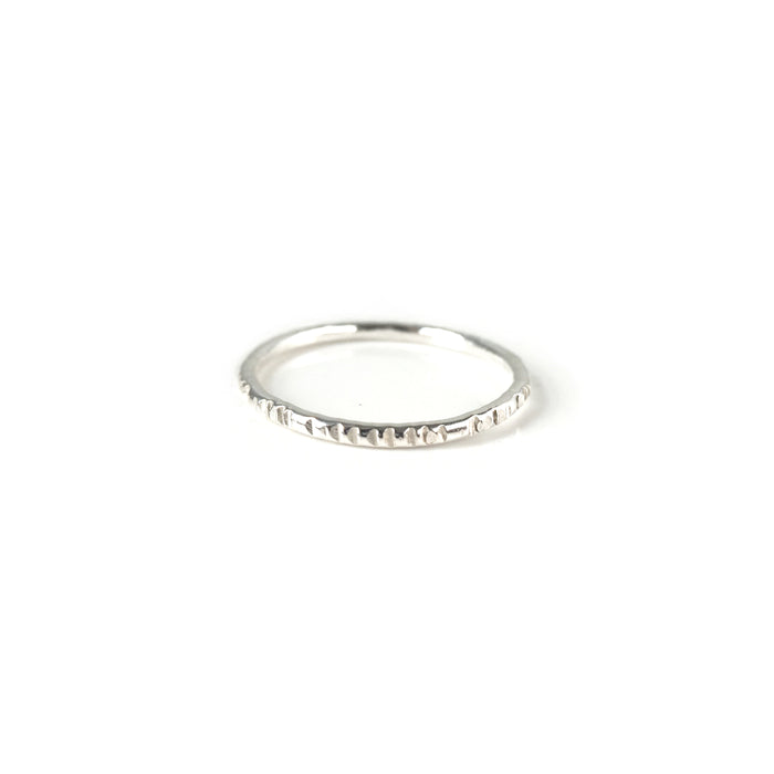 Notch Band Stacking Ring