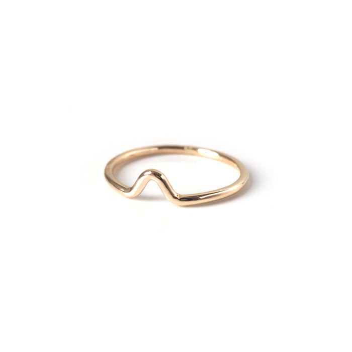 Mini Peak Wedding Band