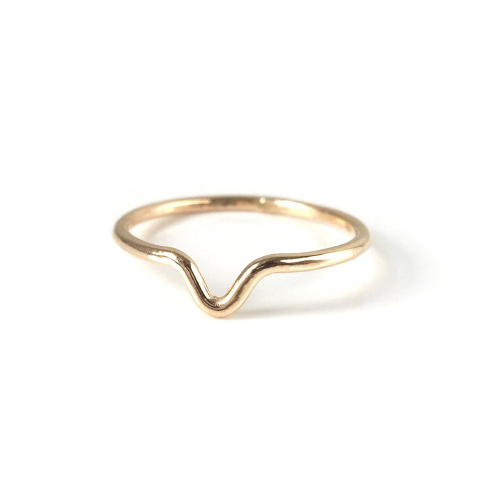 Mini Peak Wedding Band