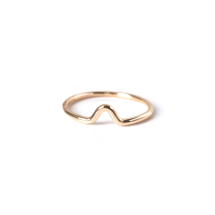 Mini Peak Wedding Band