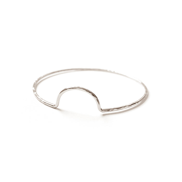 Hammered Arc Bangle