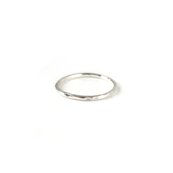 Hammered Band Stacking Ring